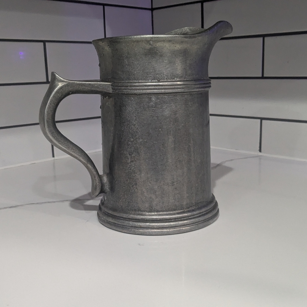 Vintage Wilton Armetale Pewter Pitcher With An Ice Lip